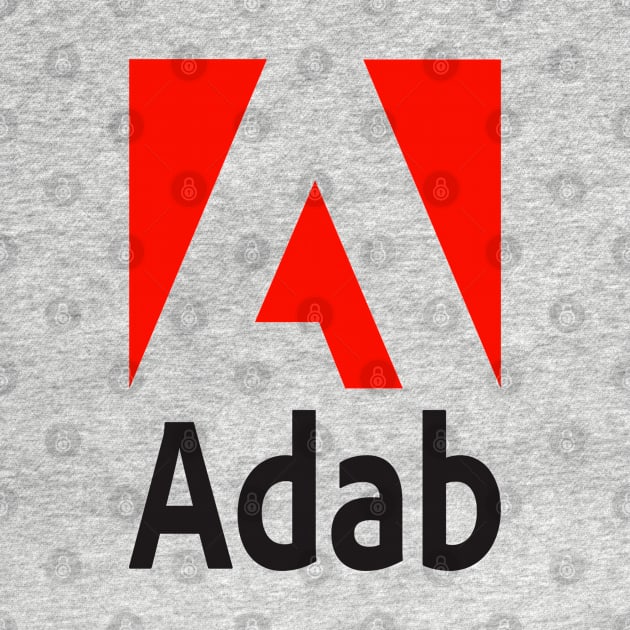 Parody Logo Adobe - Adab by ChaosKhilaf